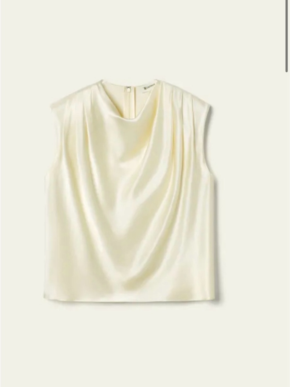 BNWOT LILYSILK X LYDIA TOMLINSON Grace Top, Size S in Lily White